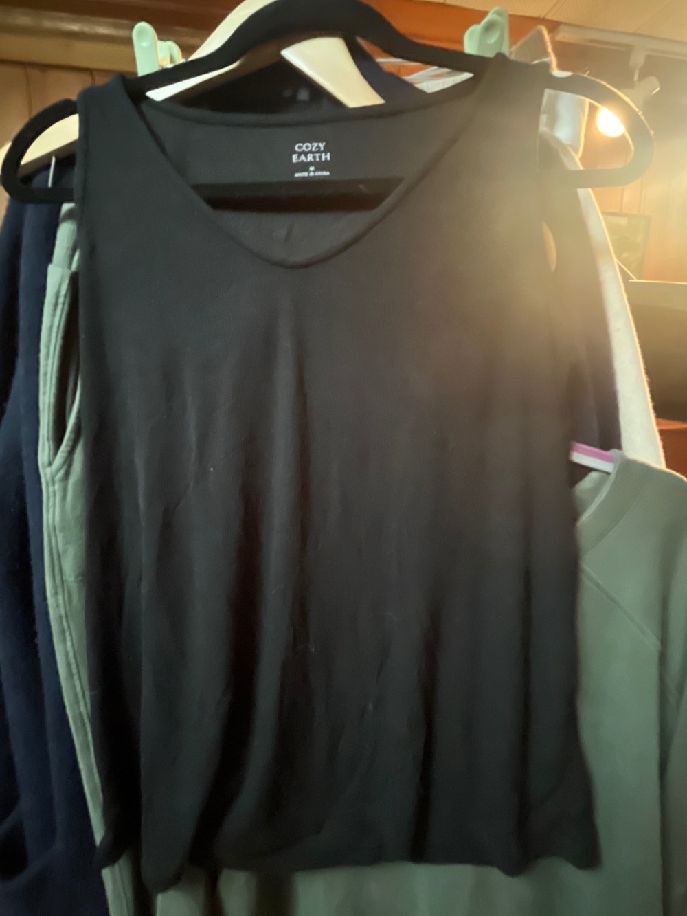 Cozy Earth Black Tank, M